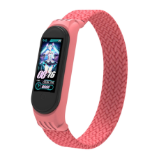 Ремешок для фитнес браслета Armorstandart Braided Solo Loop для Xiaomi Mi Band 4/5/6 Pink size S (ARM59181)