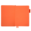 Еженедельник Leo planner А5 датированный 2026 "Binario", мягкий, оранжевый, 368 страниц (252641)