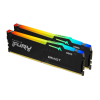 Модуль памяти для компьютера DDR5 64GB (2x32GB) 5600 MHz Beast RGB Kingston Fury (ex.HyperX) (KF556C36BBEAK2-64)