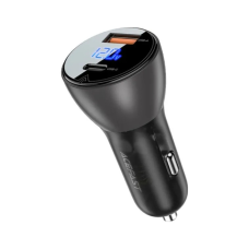 Зарядное устройство Acefast 2xUSB 63W (USB-C + USB-A) B6 with digital display (6974316280972)