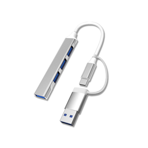 Концентратор Dynamode USB Type-C/Type-A to 1хUSB3.0, 3xUSB 2.0 metal (DM-UH-311AC)