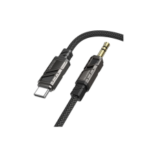 Кабель мультимедійний USB-C to 3.5mm M 1.0m black BOROFONE (6941991117763)
