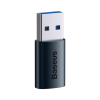 Перехідник USB 3.1 M to USB-C F blue Baseus (ZJJQ000103)