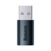 Перехідник USB 3.1 M to USB-C F blue Baseus (ZJJQ000103)
