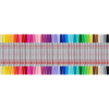 Фломастери Faber-Castell двосторонні Double-ended Fibre tip, 40 кольорів (32421)