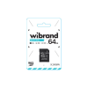 Карта пам'яті Wibrand 64GB mictoSD class 10 UHS-I (WICDXU1/64GB-A)