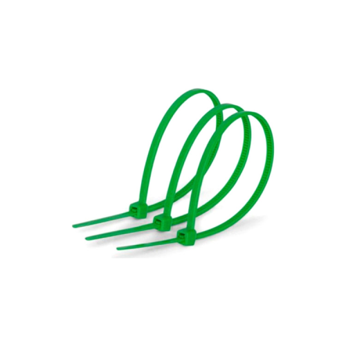 Стяжка 150мм/2.5мм, зеленая, 1000шт=уп. Voltronic (21149)