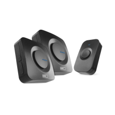 Дверний дзвінок EMOS Бездротовий дверний дзвінок EMOS P5730 3x AAA 2 приймачі (180м) (P5730)