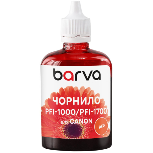 Чернила Barva Canon PFI-1000/PFI-1700 100ml R, pigment (C1700-982)