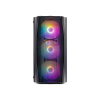 Корпус 1stPlayer X3-M-4F1-BK