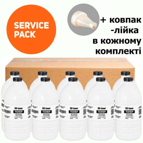 Тонер HP LJ 1010/P1005 Service Pack, 10x1 кг HG (TSM-HG292-10SP)