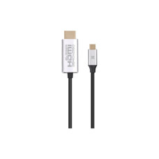 Кабель мультимедийный USB-C to HDMI M 1.5m grey Promate (hdlink-60h.grey)