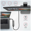Концентратор AXAGON USB-C to 2xUSB-A + 2xUSB-C + HDMI 0.13m gray (HMC-5G2)
