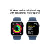 Смарт-годинник Apple Watch Series 10 GPS 42mm Silver Aluminium Case with Denim Sport Band - S/M (MWWA3QH/A)