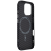 Чохол до мобільного телефона Armorstandart LikeCarbon2 MagCase Apple iPhone 17 Carbon Black (ARM86257)