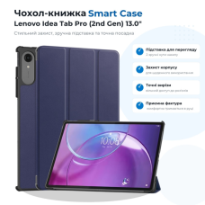 Чохол до планшета BeCover Smart Case Lenovo Idea Tab Pro (2nd Gen) TB390FU 13.0" Deep Blue (715802)