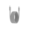 Дата кабель USB-C to USB-C 1.0m 60W Magnet Braided Light Grey Canyon (CND-CCMG60AB15LG)