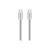 Дата кабель USB-C to USB-C 1.0m 60W Magnet Braided Light Grey Canyon (CND-CCMG60AB15LG)