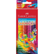 Олівці кольорові Faber-Castell Colour pencils Ergonomics, тригранні 24 кольора, (116544) (32851)