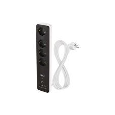 Сетевой удлинитель EMOS P1422SM 2m 4 роз. 1xUSB-A 1xUSB-C Wi-Fi 1,5мм2 (P1422SM)