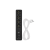 Сетевой удлинитель EMOS P1422SM 2m 4 роз. 1xUSB-A 1xUSB-C Wi-Fi 1,5мм2 (P1422SM)