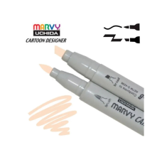 Художній маркер Marvy двосторонній 1900B-S Блідо-рожевий (752481291476)