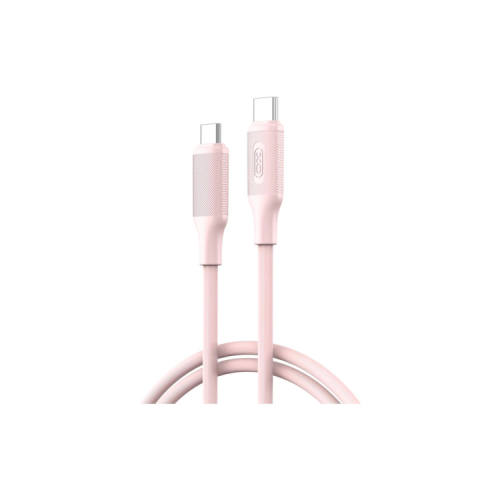 Дата кабель USB-C to USB-C 1.2m pink XO (NB-Q265B-CC.pink)