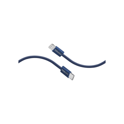 Дата кабель USB-C to Lightning ecoline-ci120.navy Promate (ecoline-ci120.navy)