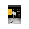 Кабель мультимедійний DisplayPort M to DisplayPort M 1.8m V1.2 Cablexpert (CC-DP2-6-W)