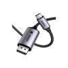 Кабель мультимедійний USB-C to DisplayPort M 3.0m 8K CM556 black Ugreen (25839)
