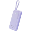 Батарея универсальная Canyon 10000mAh OnPower 101 PD/22.5W built-in cable Purple (CNS-CPB101PU)