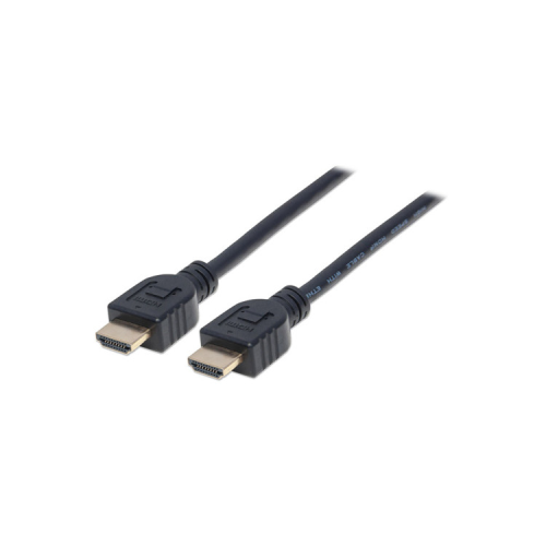 Кабель мультимедійний HDMI to HDMI 1.0m V1.4 CL3 Manhattan Intracom (353922)