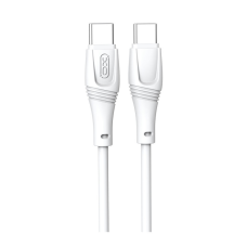 Дата кабель USB-C to USB-C 1.0m 60W High Elastic Zeus XO (NBQ239B_White)