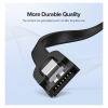 Кабель для передачи данных SATA 3 Data Cable 0.5m 90° corner US217 Black Ugreen (30797)