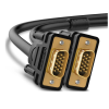 Кабель мультимедийный VGA M to VGA M 1.5m VG101 black Ugreen (11630)