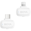 Микрофон Boya mini-13 Type-C/Lightning White (mini-13)