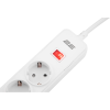 Сетевой фильтр питания 2E 5XSchuko, 3G*1.5мм, 3*USB-A, 2м, white (2E-SP515M2USBWH)