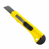 Нож канцелярский H-Tone 18 мм желтый (KNIFE-HT-JJ40605A-18)