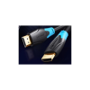 Кабель мультимедійний HDMI M to HDMI M 0.75m black Vention (AACBE)