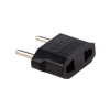 Переходник Atcom UK/US-розетка - Евро-вилка, черный (14345)