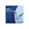 Дата кабель USB-C to USB-C 1.0m 5A 90° corner aluminum gray Vention (TAKHF)