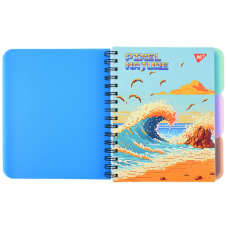 Блокнот Yes А5 Pixel nature 144 аркуша пластикова обкладинка (681974)