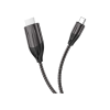 Кабель мультимедійний USB-C to HDMI M 2.0m 4K30Hz gray HOCO (6931474755025)