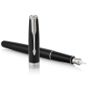 Ручка пір'яна Parker SONNET 17 Black Lacquer CT  FP F (86 115)