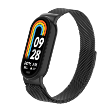 Ремінець до фітнес браслета Armorstandart Milanese Magnetic для Xiaomi Smart Band 10/9/8 Black (ARM86890)