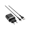 Зарядний пристрій HOCO C12Q Smart USB QC3.0 + cable Micro 18W Black (6931474716279)