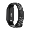 Ремінець до фітнес браслета BeCover Vents Style для Xiaomi Mi Smart Band 10 Black-Gray (713628)