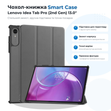 Чохол до планшета BeCover Smart Case Lenovo Idea Tab Pro (2nd Gen) TB390FU 13.0" Gray (715804)