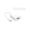 Перехідник USB2.0 Type-C to HDMI V1.4b 40273 white Ugreen (40273)