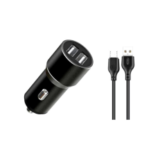 Зарядний пристрій XO 1xUSB + cable USB to Micro 5P TZ09 black (6920680873487)